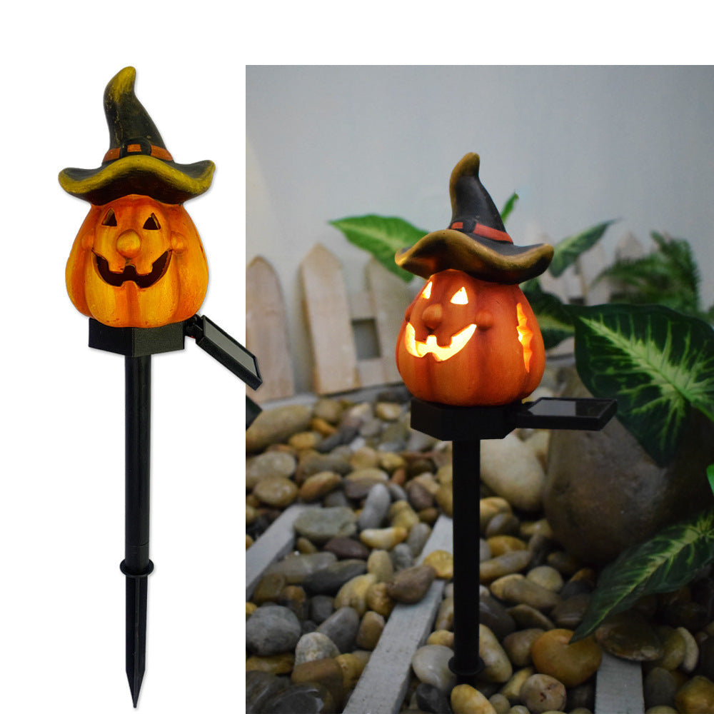 Creative Halloween Decor: Solar Pumpkin Lamp with Ghosts