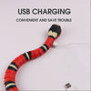 Smart Sensing Snake Cat Toy - USB Charging Interactive Pet Toy for Cats & Dogs