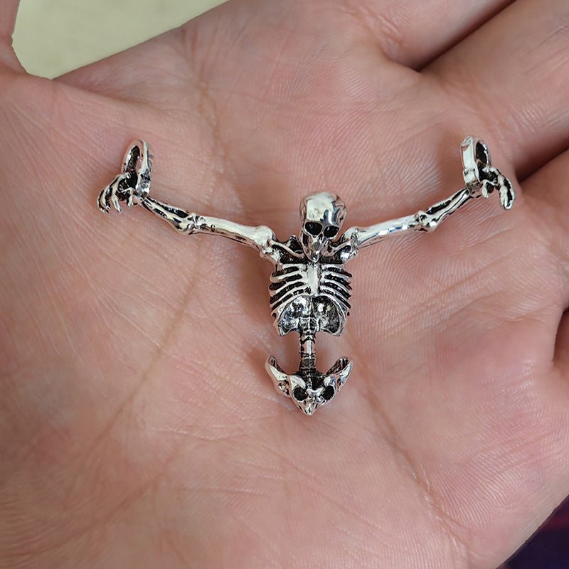 Retro Skull Necklace for Halloween Costume