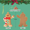 12Pcs Gingerbread Man Ornaments for Christmas Tree Assorted Plastic Gingerbread Figurines Ornaments for Christmas Tree Hanging Decorations 3 Inch Tall  ebasketonline   