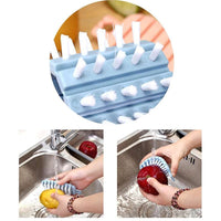 Multifunction Vegetable & Fruit Cleaning Brush – Flexible & Efficient Cleaning Tool