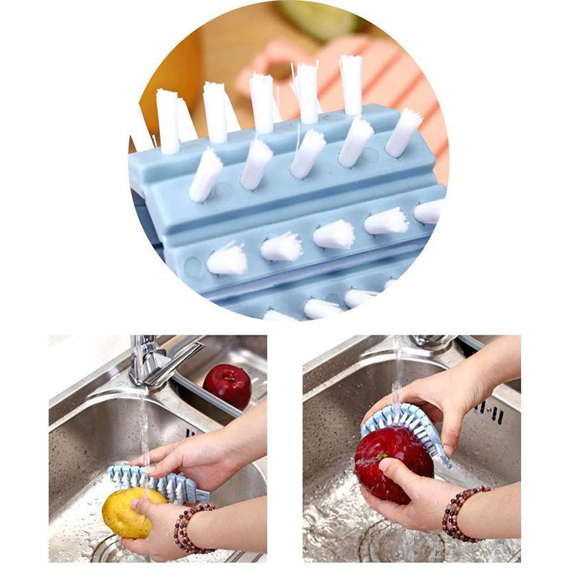 Multifunction Vegetable & Fruit Cleaning Brush – Flexible & Efficient Cleaning Tool