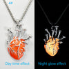 Women's Luminous Heart Pendant Necklace (Zinc Alloy)