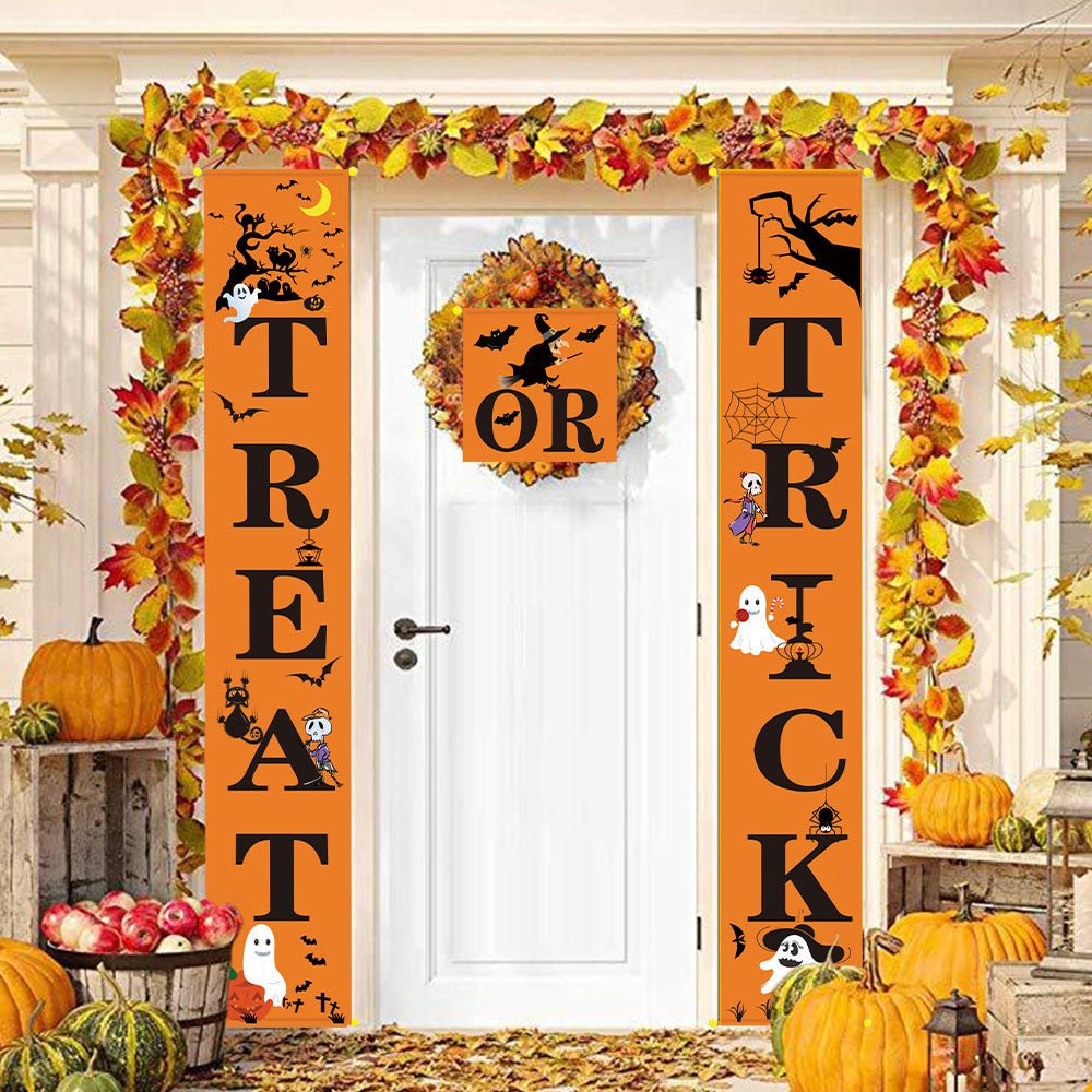 Halloween Outdoor Banner - Spooky Couplets