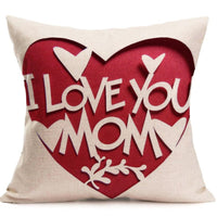 Mother’s Day Flannel Pillow – Soft Baby Velvet Cushion Gift for Mom