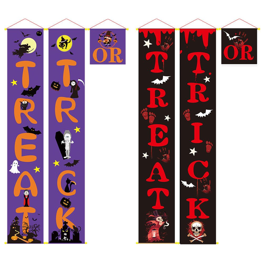 Halloween Outdoor Banner - Spooky Couplets