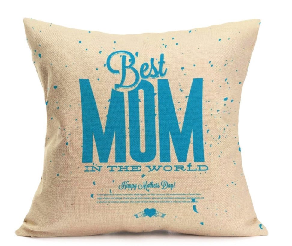 Mother’s Day Flannel Pillow – Soft Baby Velvet Cushion Gift for Mom