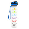 1L Tritan Water Bottle with Time Marker, Bounce Cover