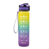 1L Tritan Water Bottle with Time Marker, Bounce Cover