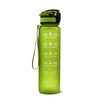 1L Tritan Water Bottle with Time Marker, Bounce Cover