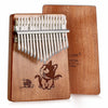 17-Key Kalimba Thumb Piano - Mahogany Wood Finger Mbira Keyboard Musical Instrument  ebasketonline   