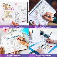18-Pack Journal Planner Pens: Fine Point Markers for Bullet Journaling, Note Taking, and Art  Amz   