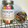 Color-Coded Handmade Bible Verses Jar - 67 Crafted Bible Verses About Emotions and Feelings | Godly Gift of Christ Display