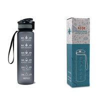 1L Tritan Water Bottle with Time Marker, Bounce Cover