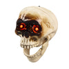 Realistic Halloween Decoration: Animated Floating Skull Head