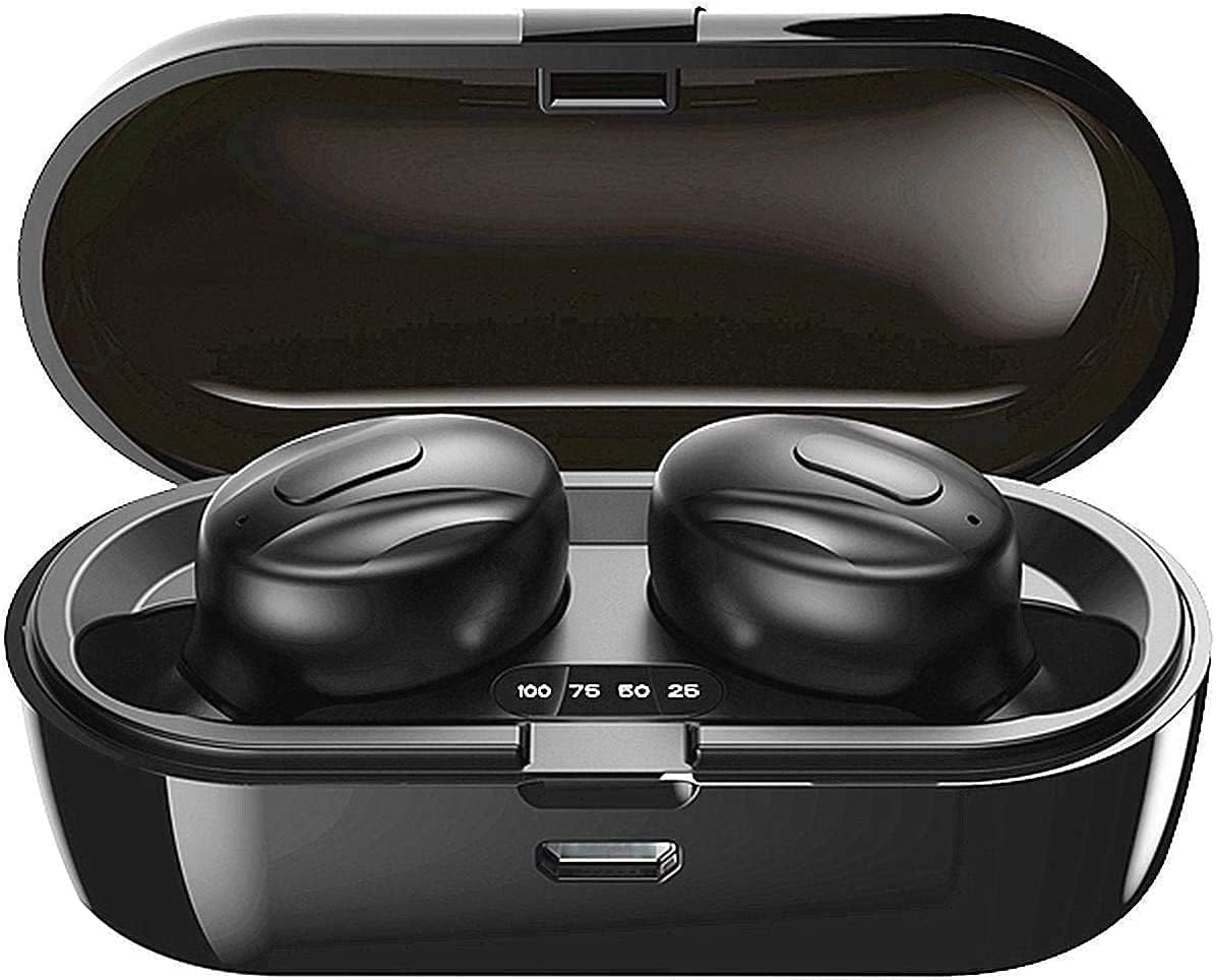 2022 New Edition Bluetooth 5.0 Wireless Earphones - In-Ear Stereo Sound - Built-in Microphone - Mini Earbuds with Headphones  ebasketonline   