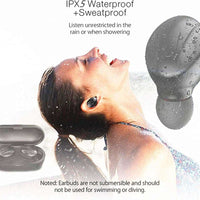 2022 New Edition Bluetooth 5.0 Wireless Earphones - In-Ear Stereo Sound - Built-in Microphone - Mini Earbuds with Headphones  ebasketonline   