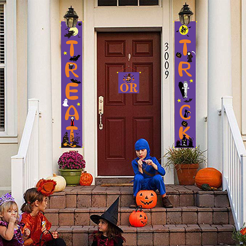 Halloween Outdoor Banner - Spooky Couplets