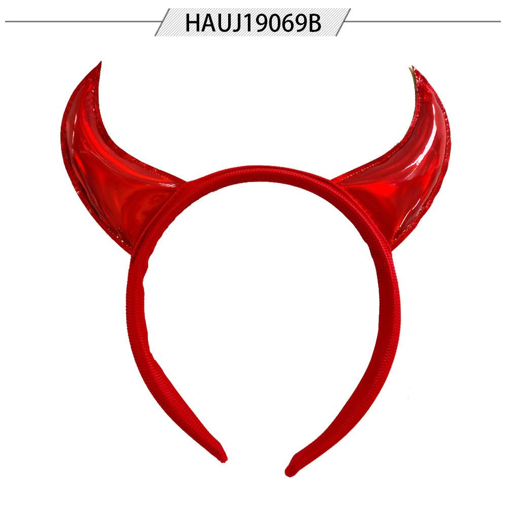 Unique Halloween Accessories :Spider Necklace ,Veil, Hat, and Horns