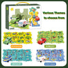 25PCS Puzzle Car Tracks with Vehicles - Educational Montessori Toys for 3+ Years  Amz   