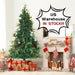 Artificial PVC Snow Christmas Tree - Festive Window & Mall Decoration