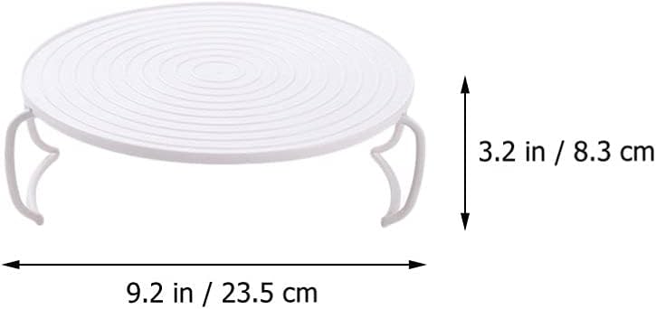 2PCS Microwave Steaming Rack Plate Covers - Plastic Steamer Food Tray Shelf for Oven, Pressure Cooker, and More  AMZ   