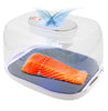 3-in-1 Defrosting Tray Box with UV Light, Fan & Atomizer - Large Quick Meat Thawing Solution