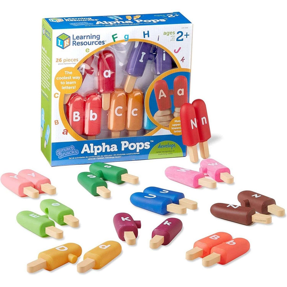 Smart Snacks Alpha Pops, Alphabet Matching & Fine Motor Skills