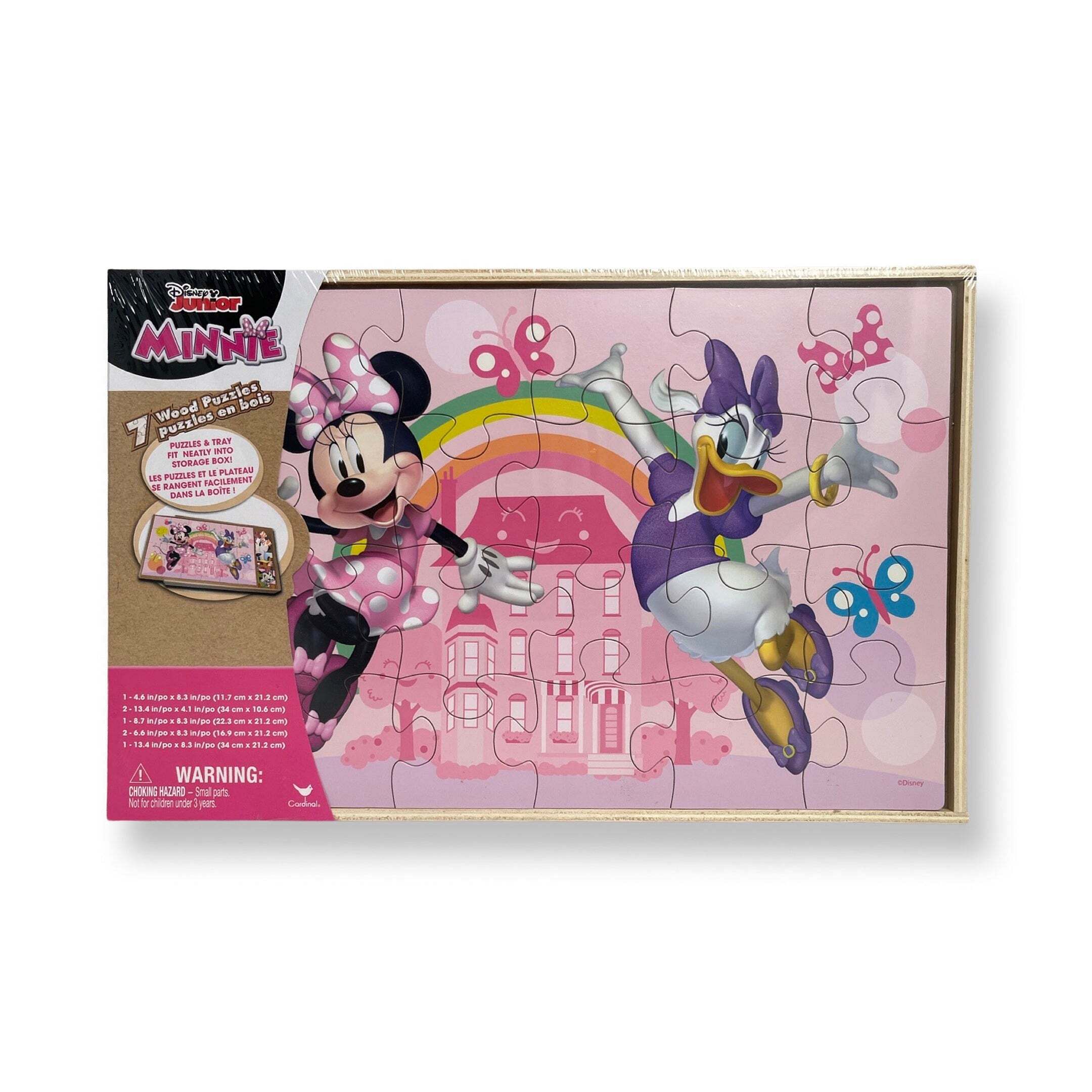 Disney Minnie Mouse 7 Wood Puzzles