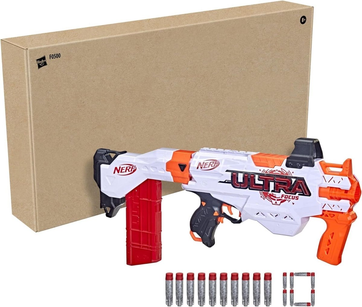 NERF Ultra Focus Motorized Blaster, 10-Dart Clip