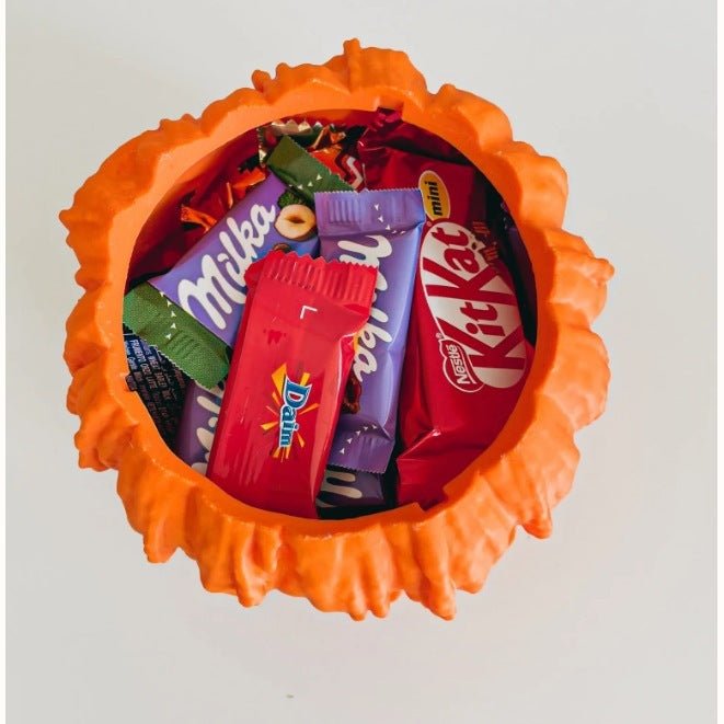 Melting Halloween Pumpkin Candy Bowl