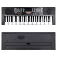 61-Key Electronic Keyboard Piano Bundle with Stool, Headphones, Microphone, and Stand