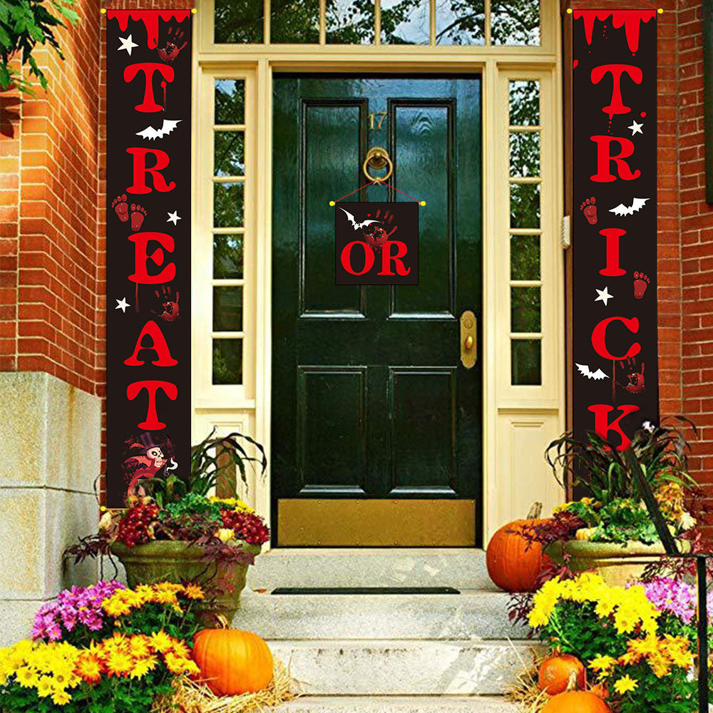 Halloween Outdoor Banner - Spooky Couplets