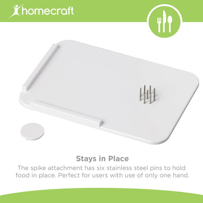 One-Handed Cutting Board with Spikes, Non-Slip Food Prep Aid