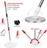 360° Spin Mop with Rotating Head & Easy Dry Bucket System + 3 Microfiber Heads