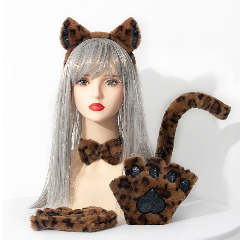 Cute Cat Cosplay Set: Gloves and Headband