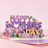 Happy Mothers Day 3D Flower Basket  Handmade, Paper Carved Mother's Card Greeting Card