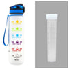 1L Tritan Water Bottle with Time Marker, Bounce Cover