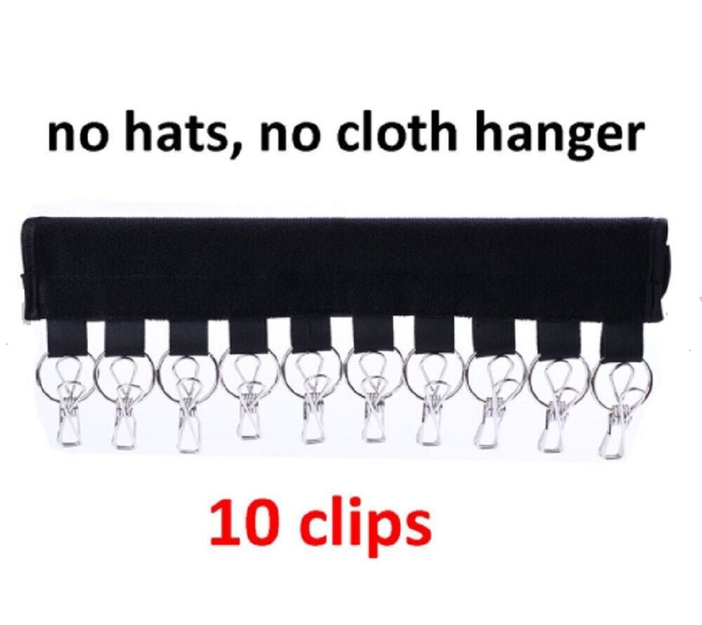 1-Pack Baseball Cap Rack Holder - Closet Organizer Door Hanger Storage