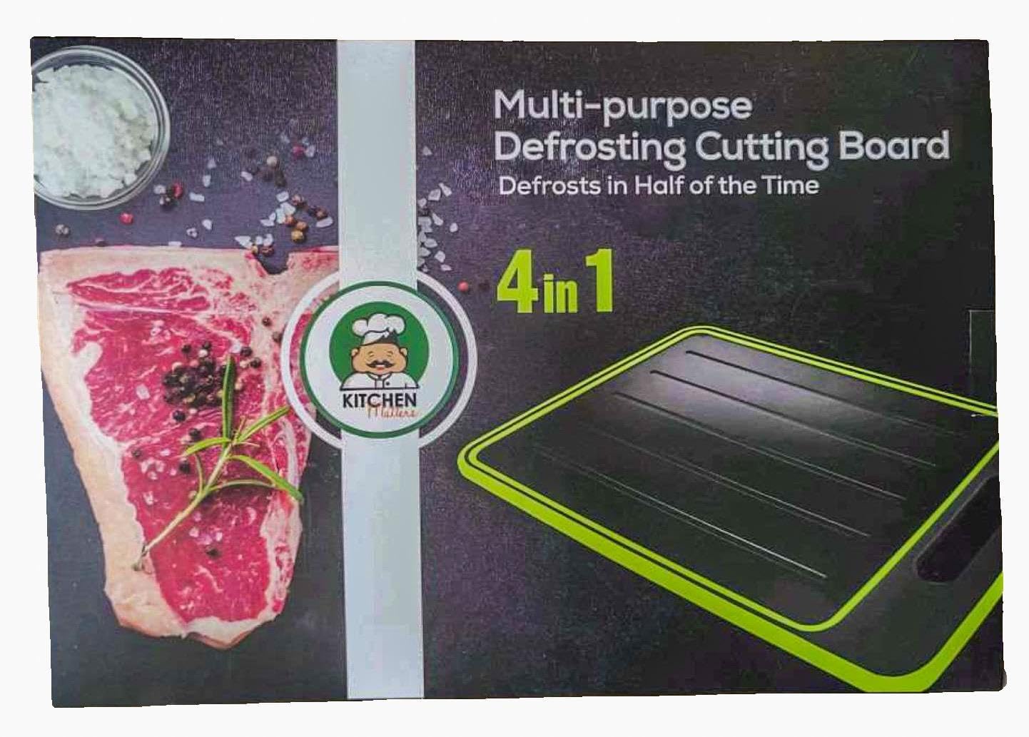 4 in 1 Defrosting Cutting Board: Your Ultimate Kitchen Companion