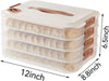 4-Layer Airtight,Stackable Food Storage Container Carrier with Lid and Handle