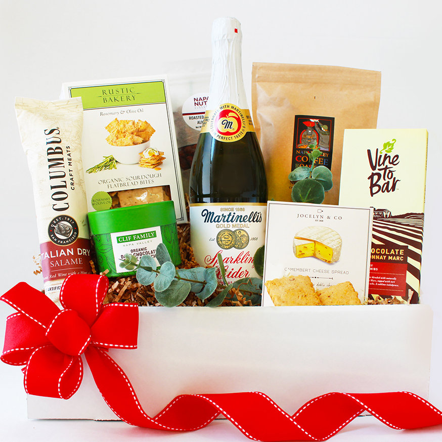 Cider & Charcuterie Celebration: Gourmet Gift Basket for Gatherings