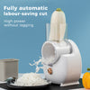 Electric Vegetable Slicer: Multifunctional Potato & Carrot Cutter, Shredder, and Grater