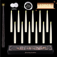 20 LED Halloween Long Candles with Magic Stick Remote Control
