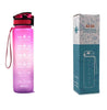 1L Tritan Water Bottle with Time Marker, Bounce Cover