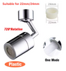 Innovative 1080 Degree Rotatable Extension Faucet Sprayer Head: Universal Bathroom Tap Extender Adapter with 2 Modes Aerator