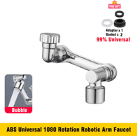 Innovative 1080 Degree Rotatable Extension Faucet Sprayer Head: Universal Bathroom Tap Extender Adapter with 2 Modes Aerator