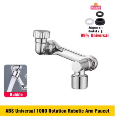 Innovative 1080 Degree Rotatable Extension Faucet Sprayer Head: Universal Bathroom Tap Extender Adapter with 2 Modes Aerator