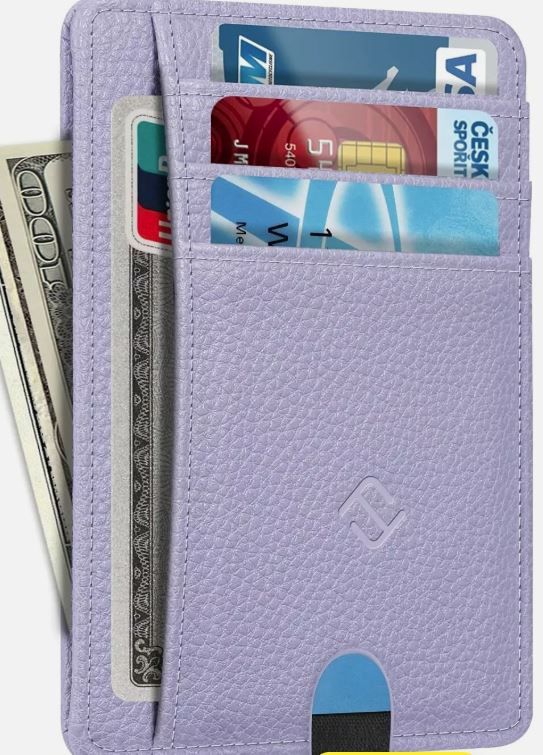 Minimalist Men's Wallet with RFID Protection and Coin Pocket
