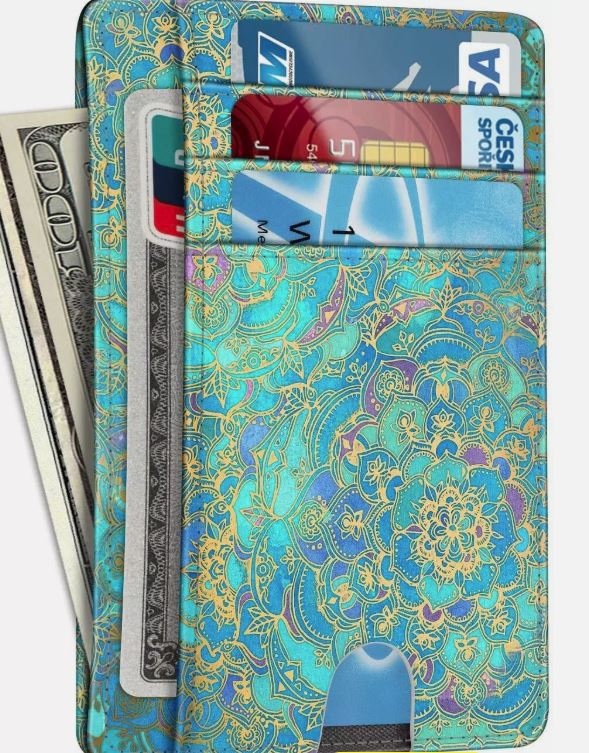 Minimalist Men's Wallet with RFID Protection and Coin Pocket